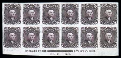 Prices of US Stamp Scott Cat. # 78 - 24c 1862 Washington. Matthew Bennett International, Dec 2007, Sale 325, Lot 1287