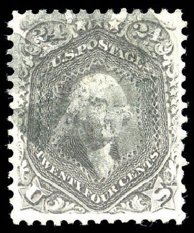 US Stamp Price Scott #78: 24c 1862 Washington. Matthew Bennett International, Sep 2010, Sale 333, Lot 3447