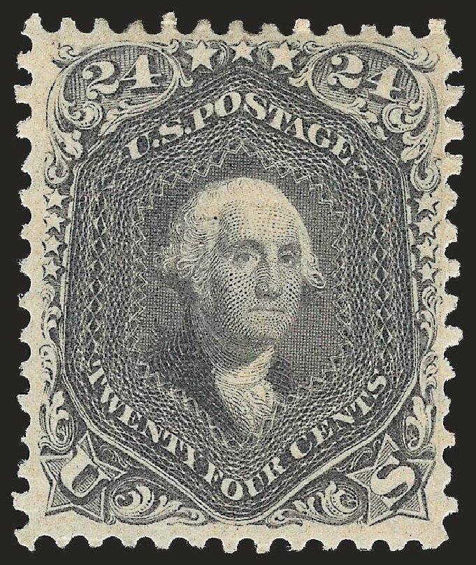 Costs of US Stamps Scott #78: 24c 1862 Washington. Robert Siegel Auction Galleries, Dec 2009, Sale 982, Lot 5227