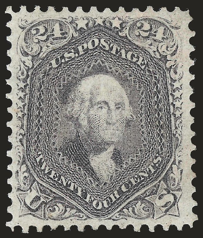 Costs of US Stamp Scott 78 - 1862 24c Washington. Robert Siegel Auction Galleries, Jun 2010, Sale 989, Lot 97