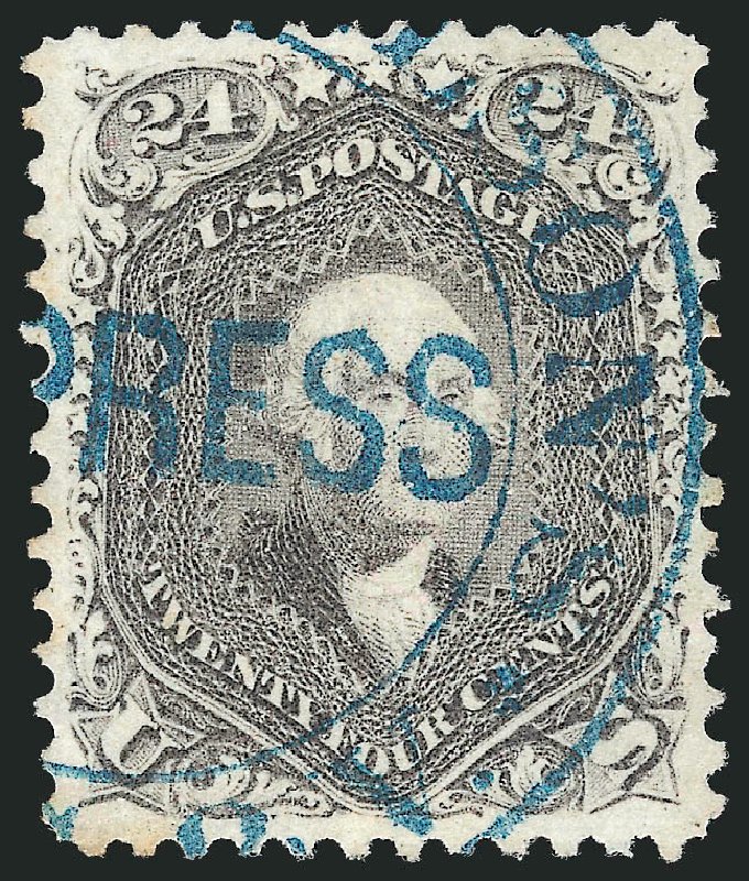 Costs of US Stamp Scott Catalogue 78: 1862 24c Washington. Robert Siegel Auction Galleries, Sep 2010, Sale 993, Lot 407