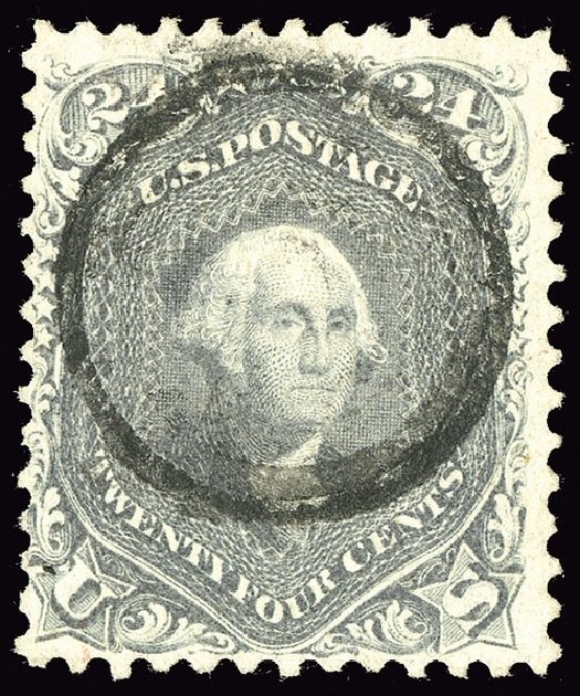 Values of US Stamp Scott Catalog 78 - 1862 24c Washington. Spink Shreves Galleries, May 2014, Sale 148, Lot 107