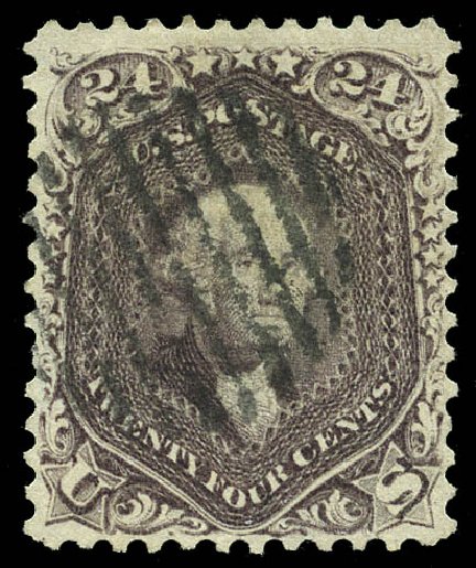 US Stamp Price Scott Catalogue # 78 - 1862 24c Washington. Matthew Bennett International, May 2014, Sale 350, Lot 138