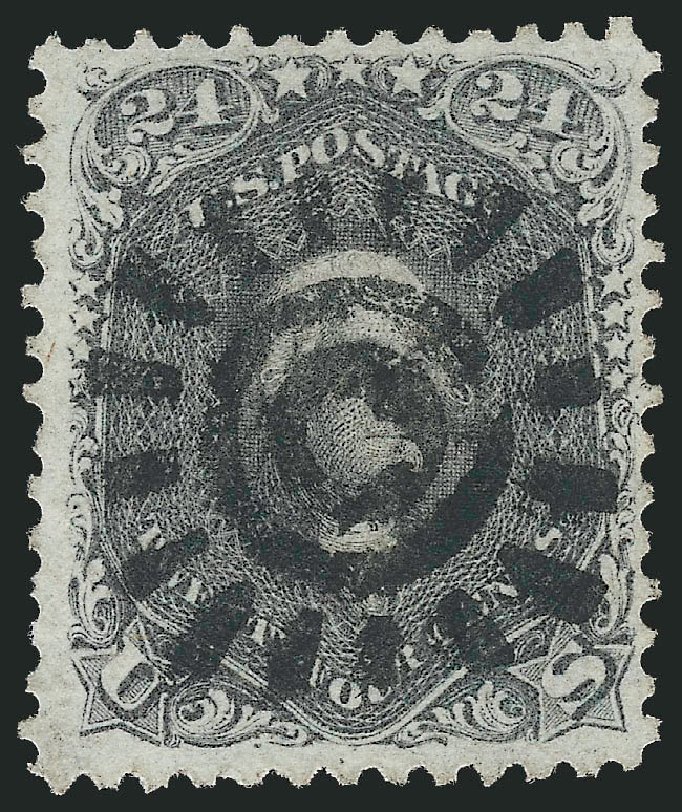 US Stamp Prices Scott 78: 1862 24c Washington. Robert Siegel Auction Galleries, Dec 2013, Sale 1062, Lot 258