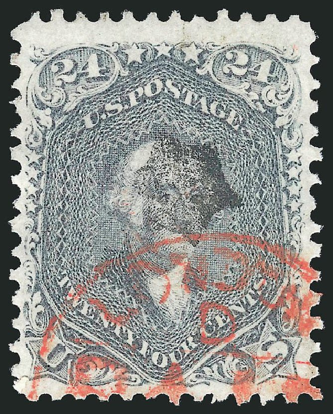 Cost of US Stamp Scott Catalog # 78 - 24c 1862 Washington. Robert Siegel Auction Galleries, Sep 2014, Sale 1078, Lot 188
