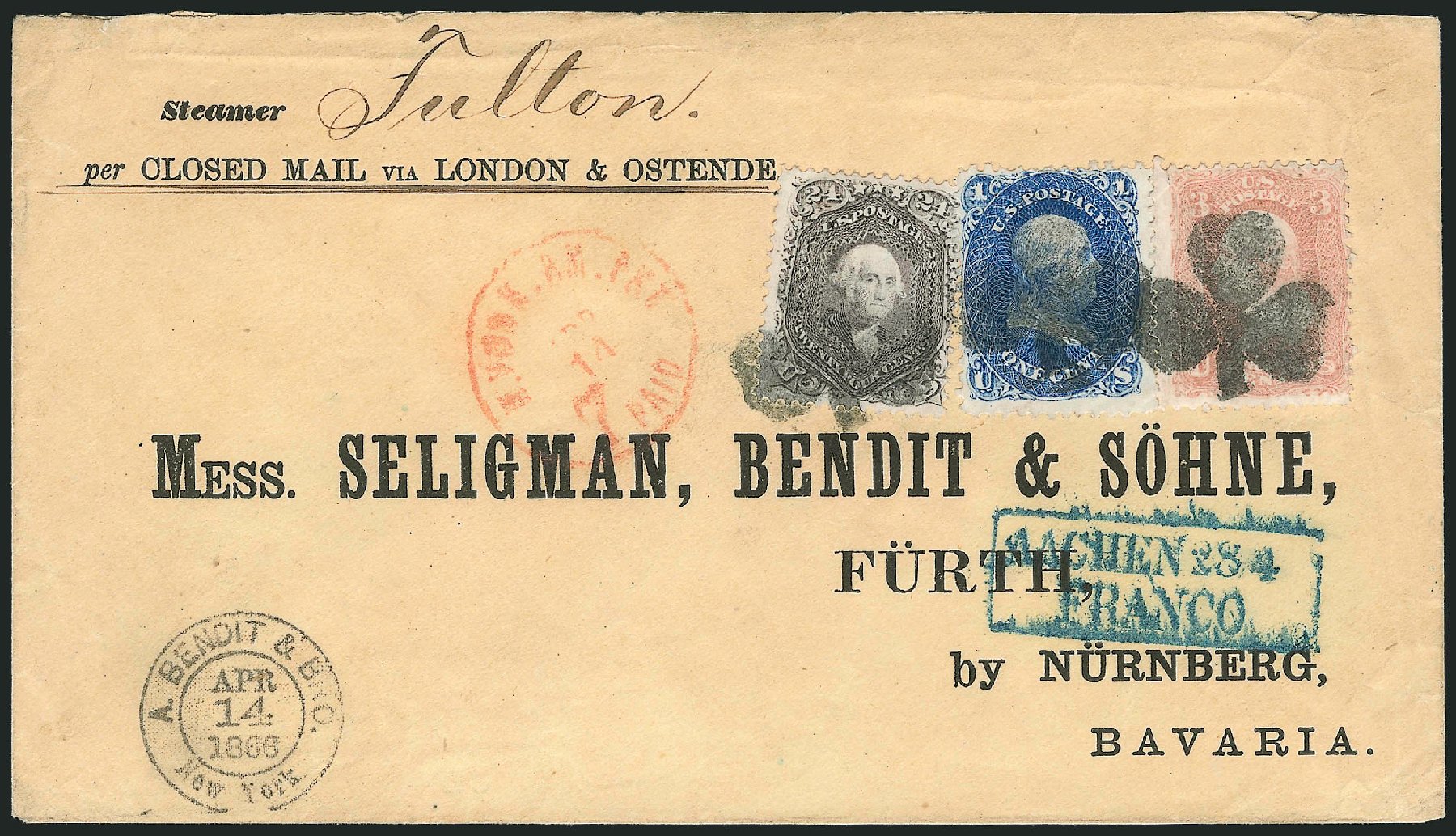 US Stamps Prices Scott Catalog #78: 1862 24c Washington. Robert Siegel Auction Galleries, Jun 2015, Sale 1106, Lot 3098