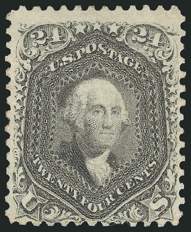 US Stamps Price Scott Cat. # 78: 24c 1862 Washington. Robert Siegel Auction Galleries, Dec 2009, Sale 982, Lot 5228