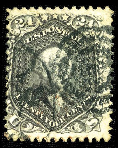 Prices of US Stamp Scott # 78 - 1862 24c Washington. Matthew Bennett International, Feb 2012, Sale 340, Lot 179