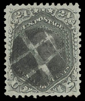 Prices of US Stamps Scott Catalogue 78 - 1862 24c Washington. Daniel Kelleher Auctions, Jul 2011, Sale 625, Lot 719