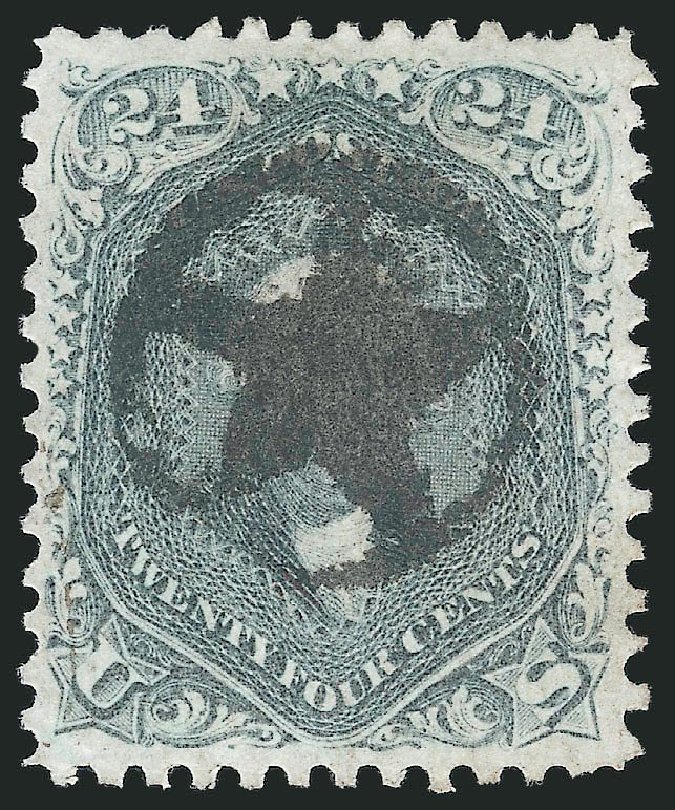 Values of US Stamps Scott Catalog 78 - 1862 24c Washington. Robert Siegel Auction Galleries, Sep 2014, Sale 1078, Lot 189