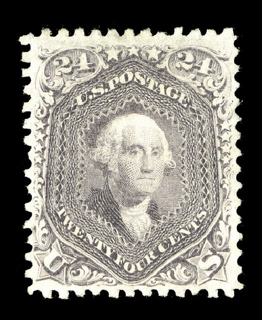 US Stamps Prices Scott #78: 1862 24c Washington. Spink Shreves Galleries, May 2014, Sale 148, Lot 99