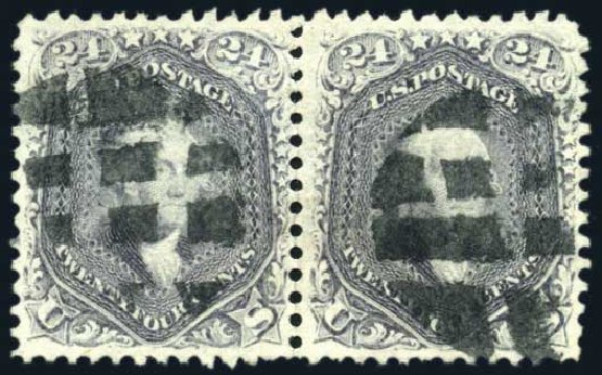 Price of US Stamp Scott Cat. # 78 - 1862 24c Washington. Harmer-Schau Auction Galleries, Jun 2008, Sale 78, Lot 1320