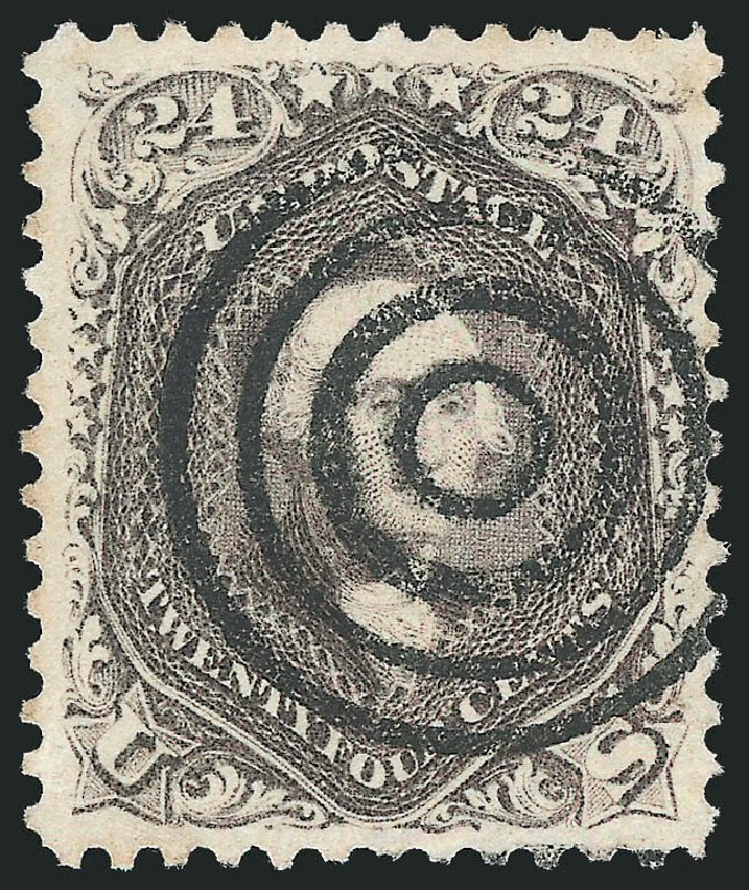 Cost of US Stamp Scott 78: 1862 24c Washington. Robert Siegel Auction Galleries, Dec 2012, Sale 1037, Lot 1580