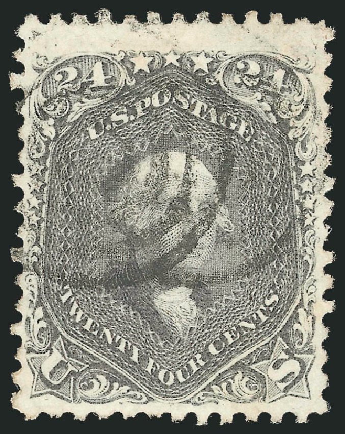 Price of US Stamp Scott Cat. #78 - 1862 24c Washington. Robert Siegel Auction Galleries, Dec 2013, Sale 1062, Lot 260