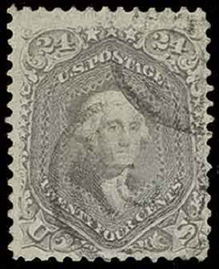 US Stamp Price Scott #78 - 24c 1862 Washington. H.R. Harmer, Nov 2013, Sale 3004, Lot 1071