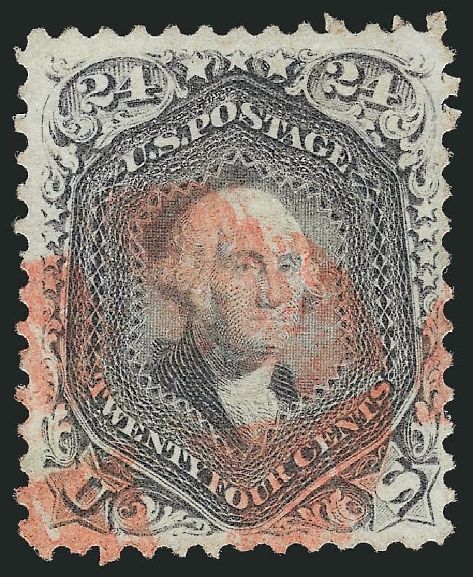 Price of US Stamp Scott Catalog # 78: 1862 24c Washington. Robert Siegel Auction Galleries, Mar 2012, Sale 1019, Lot 411