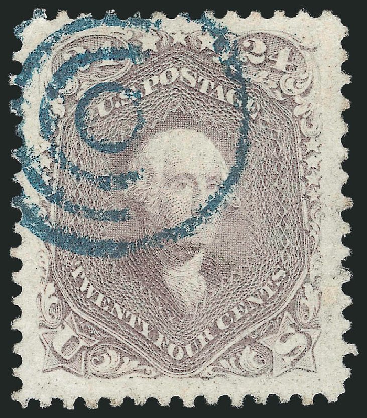 Cost of US Stamp Scott # 78 - 24c 1862 Washington. Robert Siegel Auction Galleries, Oct 2012, Sale 1032, Lot 3141