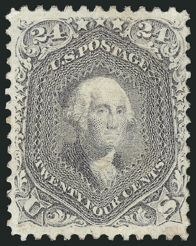 US Stamps Price Scott Cat. #78: 24c 1862 Washington. Robert Siegel Auction Galleries, Dec 2012, Sale 1037, Lot 1581