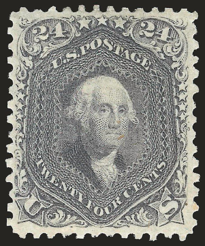 Price of US Stamps Scott 78: 1862 24c Washington. Robert Siegel Auction Galleries, Apr 2009, Sale 972, Lot 3081