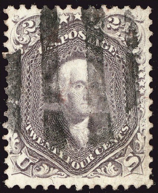Prices of US Stamp Scott Catalog 78 - 1862 24c Washington. Spink Shreves Galleries, Jan 2014, Sale 146, Lot 221
