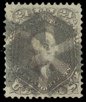 Costs of US Stamp Scott Catalogue # 78 - 1862 24c Washington. Daniel Kelleher Auctions, Jun 2012, Sale 630, Lot 1294