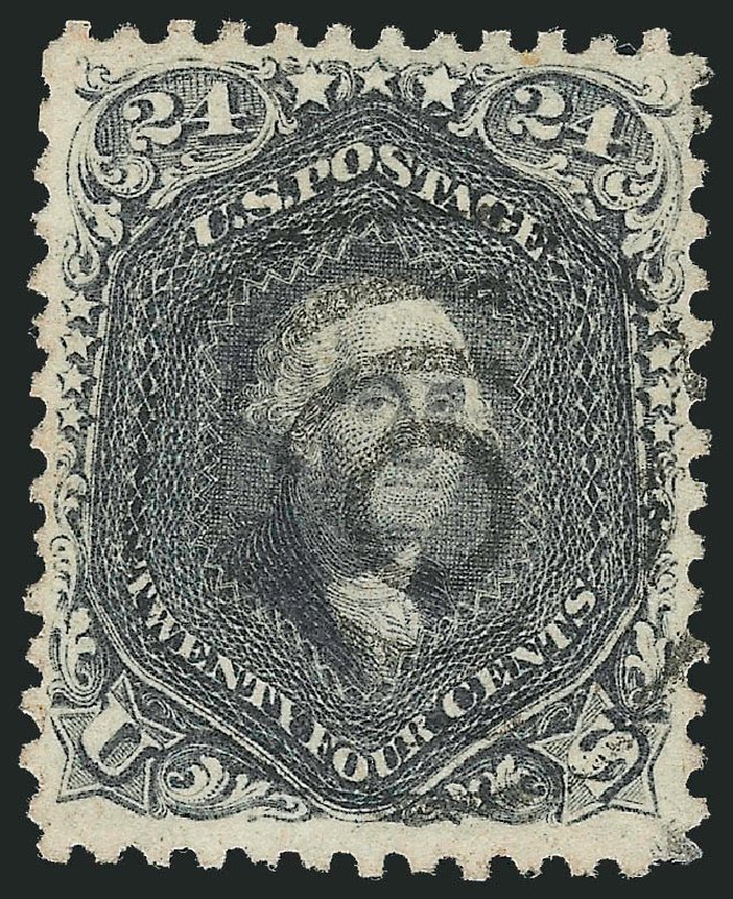 US Stamps Prices Scott Catalogue #78: 1862 24c Washington. Robert Siegel Auction Galleries, Dec 2013, Sale 1062, Lot 254