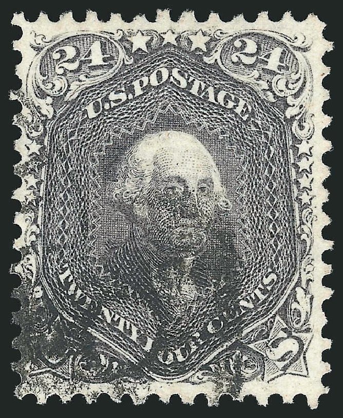 Prices of US Stamp Scott #78: 1862 24c Washington. Robert Siegel Auction Galleries, Sep 2014, Sale 1078, Lot 184