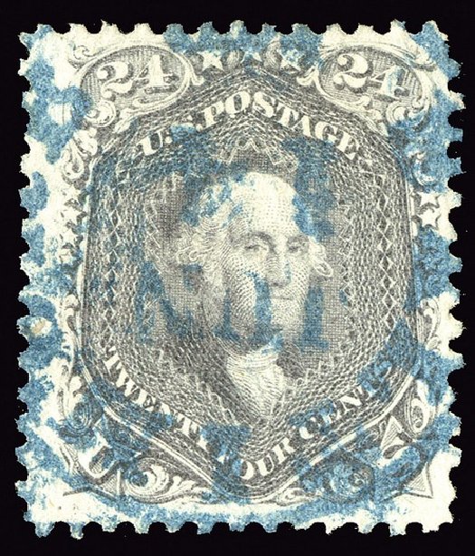 Price of US Stamp Scott Catalogue 78 - 24c 1862 Washington. Spink Shreves Galleries, May 2014, Sale 148, Lot 104