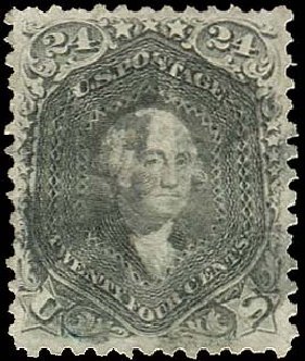 US Stamp Prices Scott Catalog #78 - 24c 1862 Washington. Regency-Superior, Nov 2014, Sale 108, Lot 195