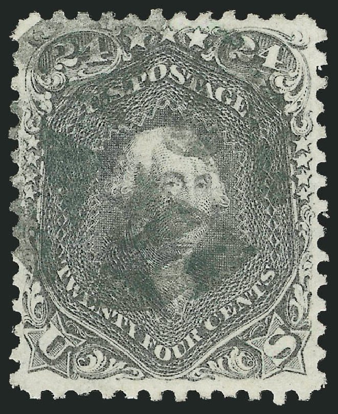 US Stamp Prices Scott Catalog # 78: 24c 1862 Washington. Robert Siegel Auction Galleries, Jun 2012, Sale 1024, Lot 135