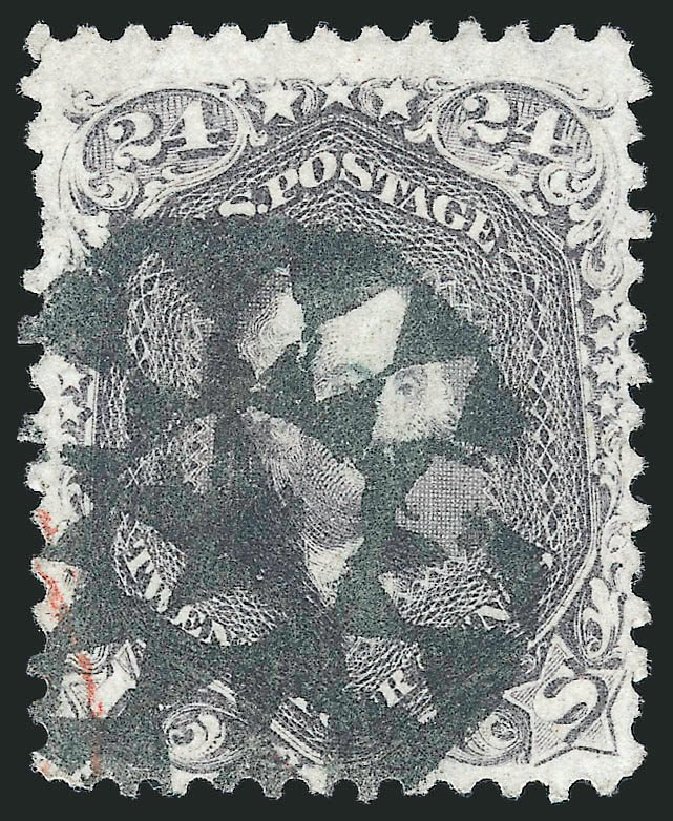 US Stamp Prices Scott Catalogue #78 - 24c 1862 Washington. Robert Siegel Auction Galleries, Sep 2014, Sale 1078, Lot 185