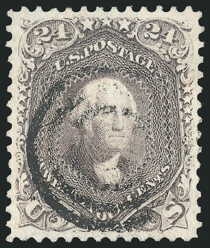 Value of US Stamp Scott Catalog #78: 1862 24c Washington. Robert Siegel Auction Galleries, Feb 2015, Sale 1092, Lot 1065