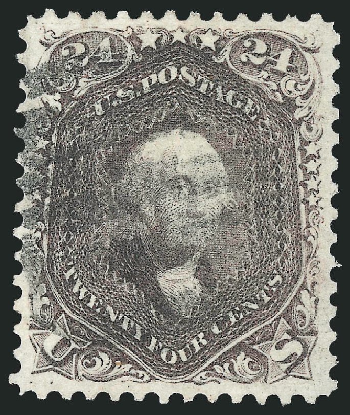 US Stamps Value Scott Catalogue #78: 1862 24c Washington. Robert Siegel Auction Galleries, Dec 2009, Sale 982, Lot 5225