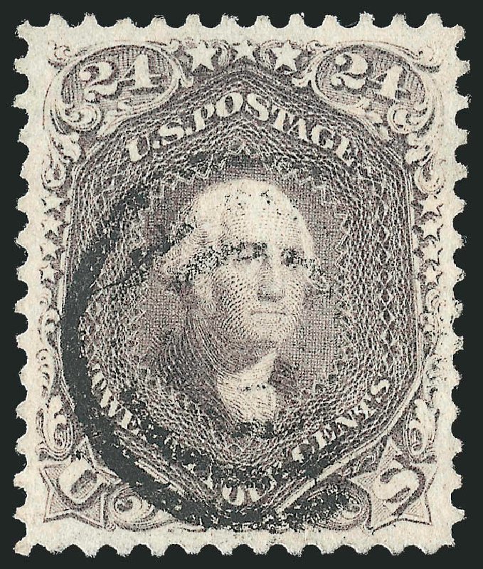 Value of US Stamp Scott Cat. # 78: 24c 1862 Washington. Robert Siegel Auction Galleries, Jun 2012, Sale 1024, Lot 132