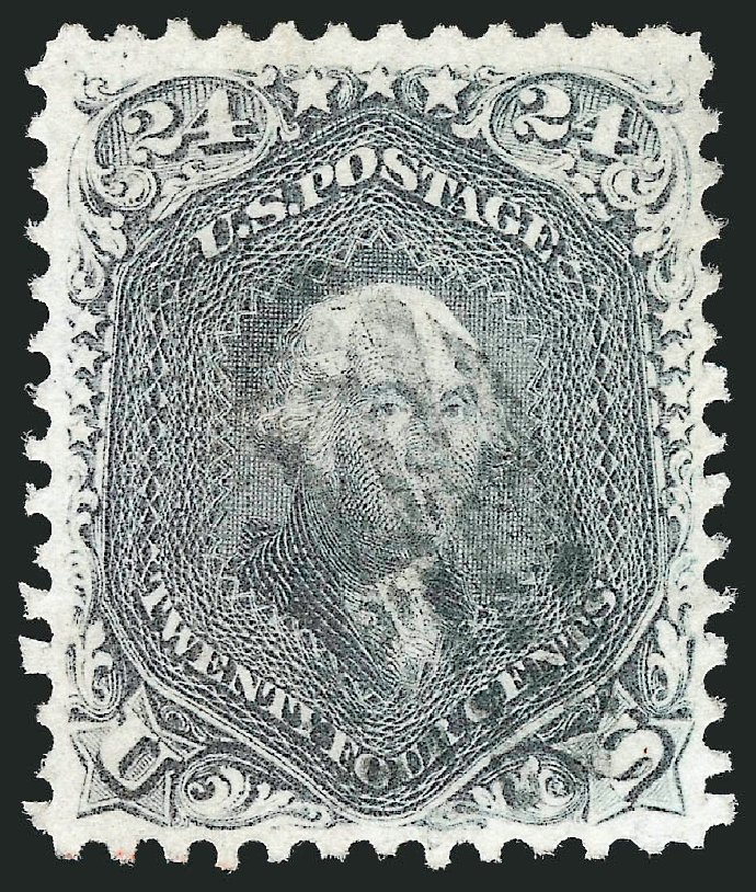 US Stamp Value Scott 78: 24c 1862 Washington. Robert Siegel Auction Galleries, Dec 2012, Sale 1037, Lot 1582