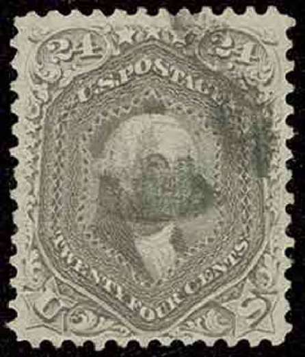 Values of US Stamps Scott #78: 1862 24c Washington. H.R. Harmer, Nov 2013, Sale 3004, Lot 1073