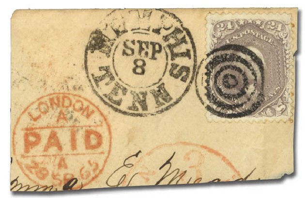 Prices of US Stamp Scott Cat. #78 - 1862 24c Washington. Daniel Kelleher Auctions, May 2014, Sale 652, Lot 183