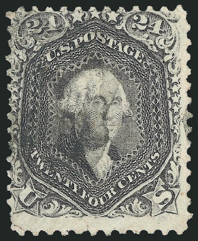 Price of US Stamps Scott Catalogue #78: 1862 24c Washington. Robert Siegel Auction Galleries, Dec 2012, Sale 1037, Lot 1583