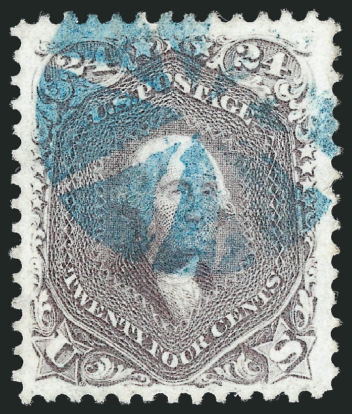Prices of US Stamp Scott Catalog #78 - 1862 24c Washington. Robert Siegel Auction Galleries, Dec 2013, Sale 1062, Lot 253