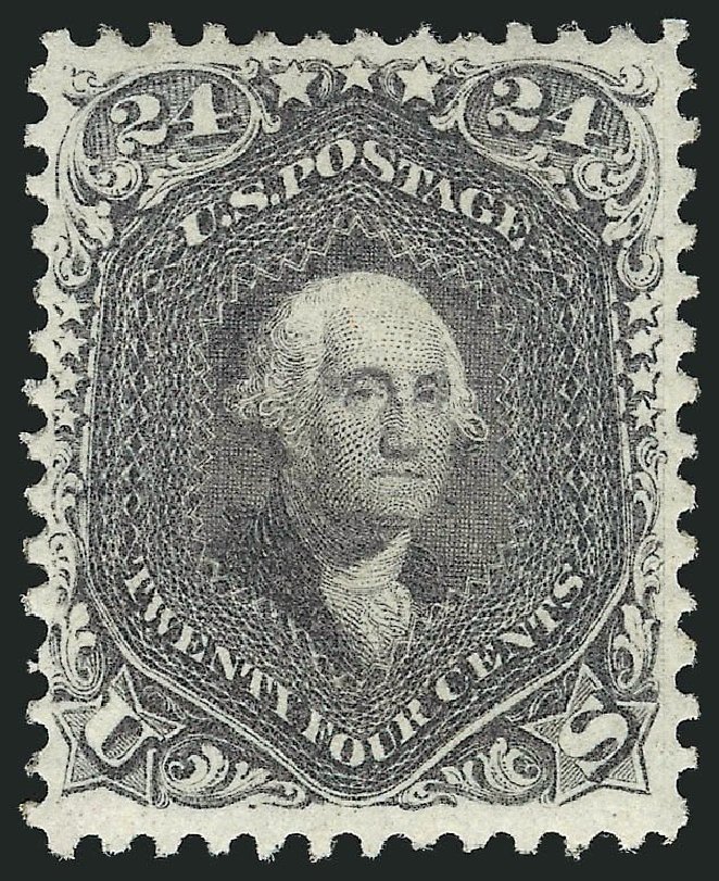 Costs of US Stamps Scott Catalogue #78: 1862 24c Washington. Robert Siegel Auction Galleries, Sep 2014, Sale 1078, Lot 183