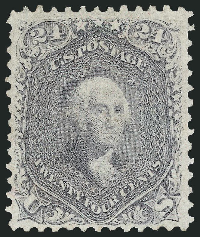 Prices of US Stamps Scott 78 - 1862 24c Washington. Robert Siegel Auction Galleries, Dec 2014, Sale 1090, Lot 1213