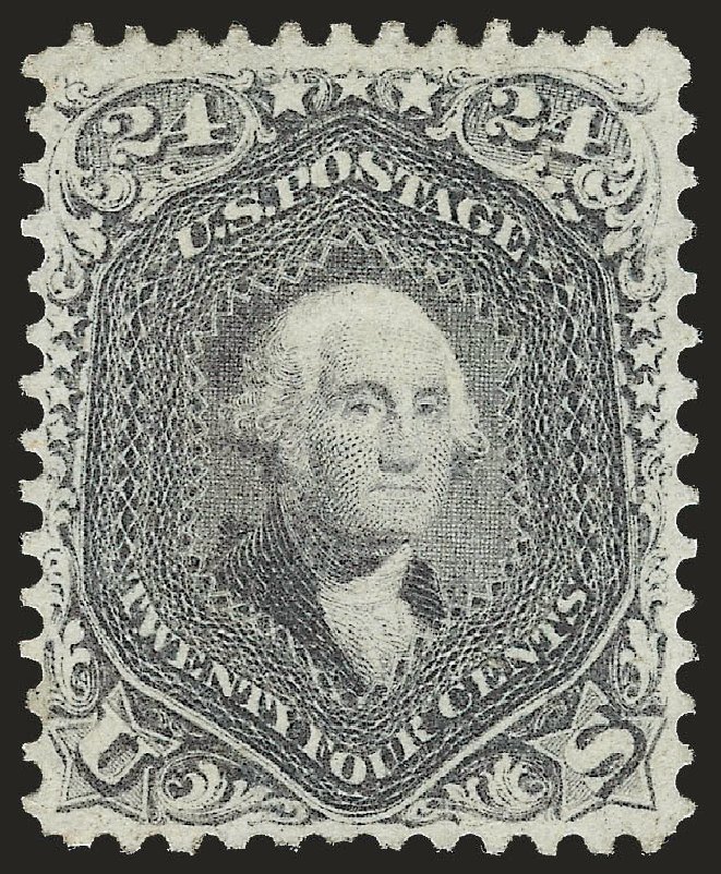 US Stamp Price Scott Cat. # 78 - 24c 1862 Washington. Robert Siegel Auction Galleries, Dec 2008, Sale 967, Lot 4183