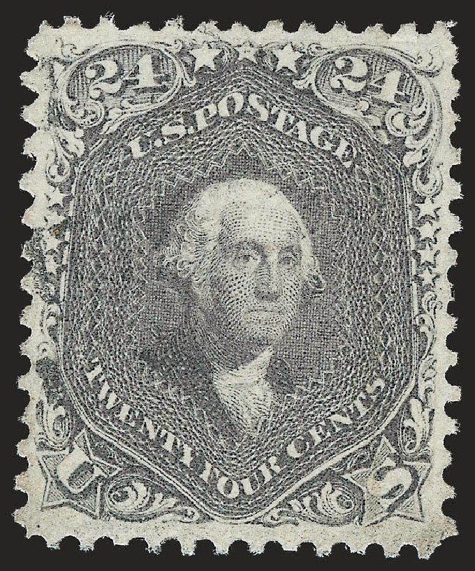 Values of US Stamps Scott #78 - 24c 1862 Washington. Robert Siegel Auction Galleries, Sep 2009, Sale 976, Lot 1373