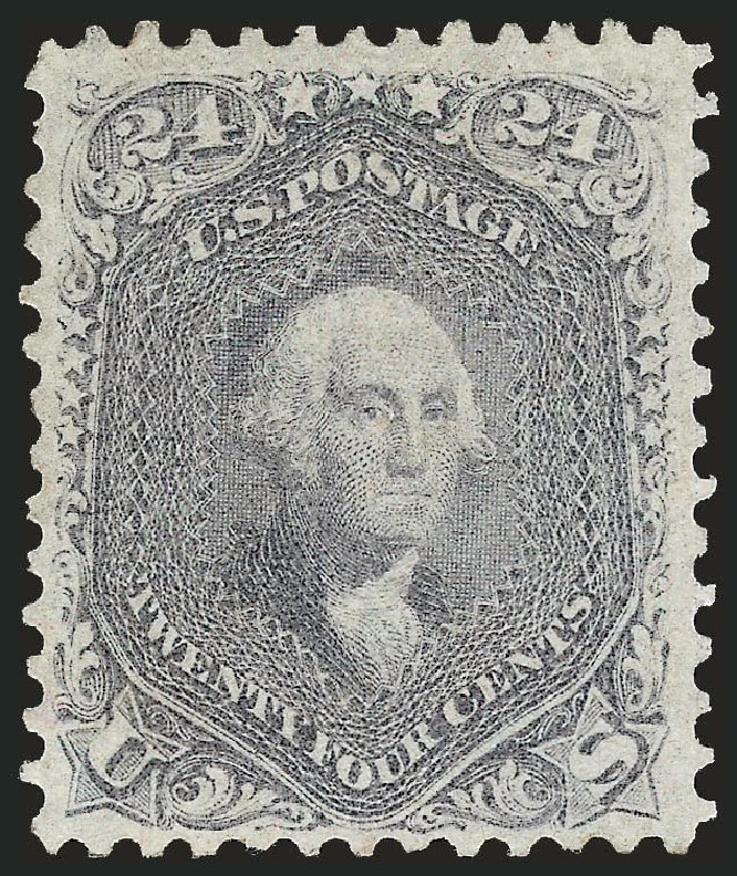 Costs of US Stamp Scott Catalog #78: 24c 1862 Washington. Robert Siegel Auction Galleries, Feb 2010, Sale 983, Lot 53
