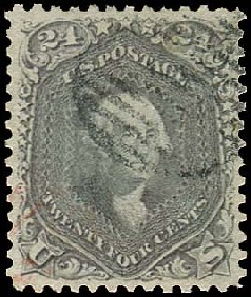 Costs of US Stamp Scott #78: 1862 24c Washington. Regency-Superior, Jan 2015, Sale 109, Lot 676