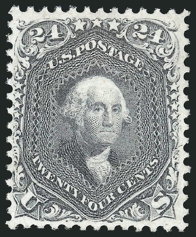 Costs of US Stamp Scott #78: 1862 24c Washington. Robert Siegel Auction Galleries, Mar 2013, Sale 1040, Lot 1306