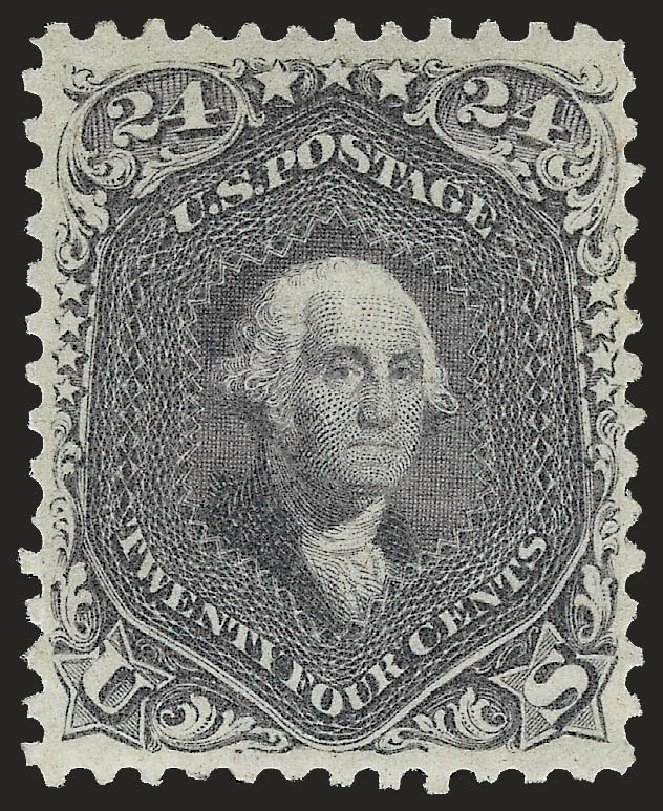 US Stamp Prices Scott Cat. # 78: 1862 24c Washington. Robert Siegel Auction Galleries, Jun 2009, Sale 973, Lot 86