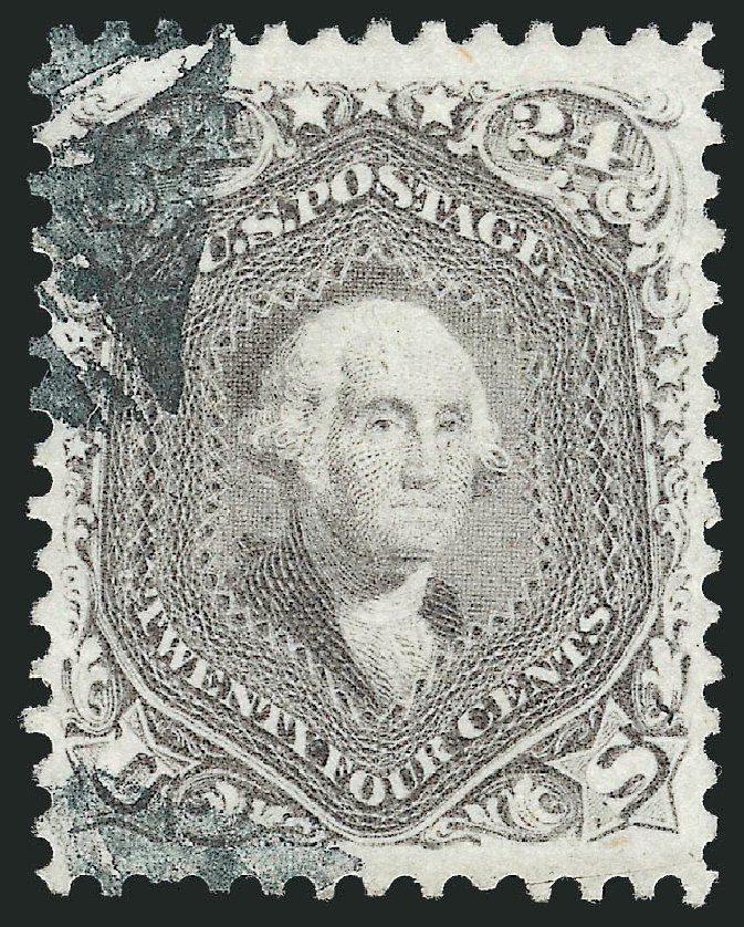 US Stamp Prices Scott Catalogue #78: 1862 24c Washington. Robert Siegel Auction Galleries, Sep 2009, Sale 976, Lot 1376