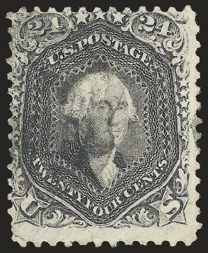 Price of US Stamps Scott Catalogue 78: 1862 24c Washington. Robert Siegel Auction Galleries, Jun 2010, Sale 992, Lot 2136