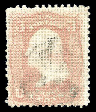 US Stamps Prices Scott 79: 3c 1867 Washington Grill. Matthew Bennett International, Sep 2010, Sale 333, Lot 3451